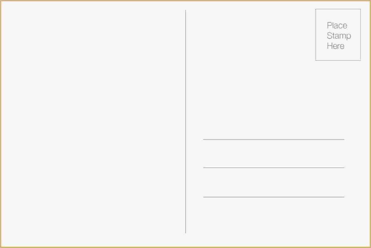 Postcards 4×6 Postcard Template Free Templates Back Download Regarding Post Cards Template