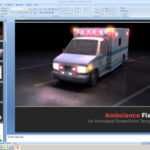 Powerpoint: Ambulance Flash Presentation Template With Ambulance Powerpoint Template