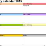 Powerpoint Calendar Template 2015 Best 2015 Weekly Calendar For Powerpoint Calendar Template 2015