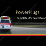 Powerpoint Template: Ambulance Going To Hospital For within Ambulance Powerpoint Template