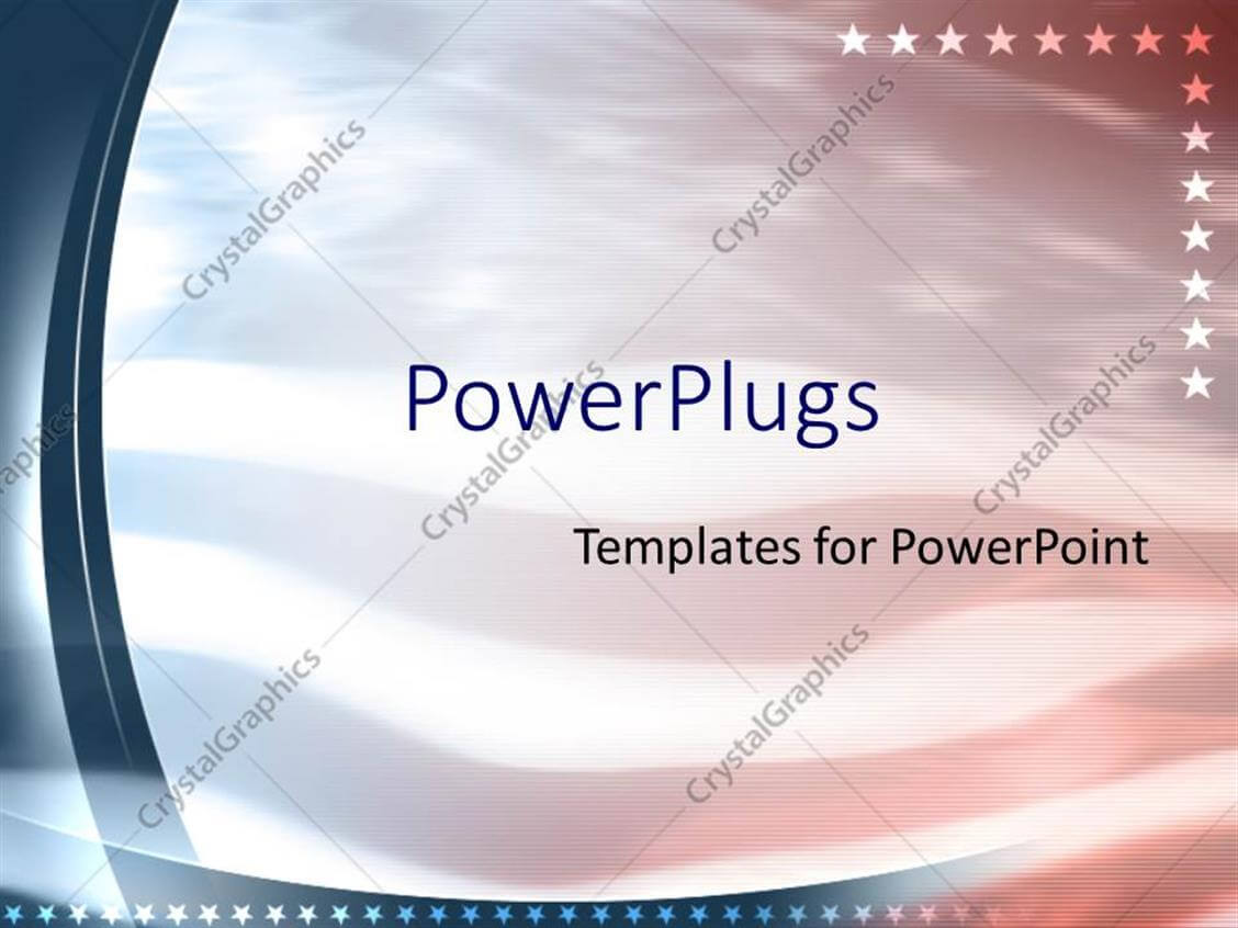 Powerpoint Template: American Flag Patriotic United States With Patriotic Powerpoint Template