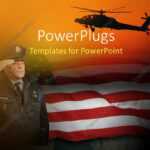 Powerpoint Template: An American Soldier Saluting With Regarding Raf Powerpoint Template