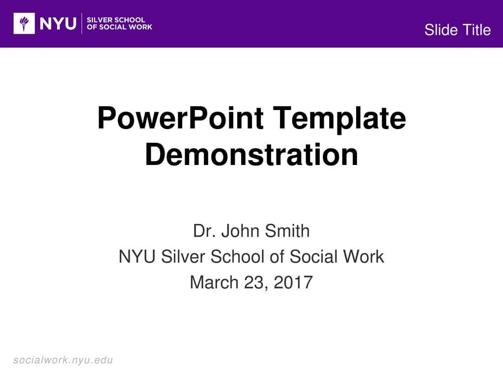 Powerpoint Template Demonstration – Ppt Download Throughout Nyu Powerpoint Template
