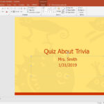 Powerpoint Template For A Multiple Choice Quiz Regarding Powerpoint Quiz Template Free Download