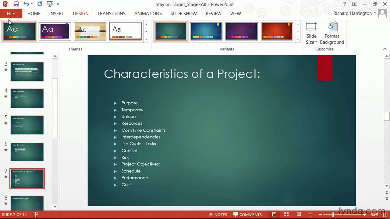 Powerpoint Tutorial: How To Change Templates And Themes | Lynda Throughout Powerpoint 2013 Template Location