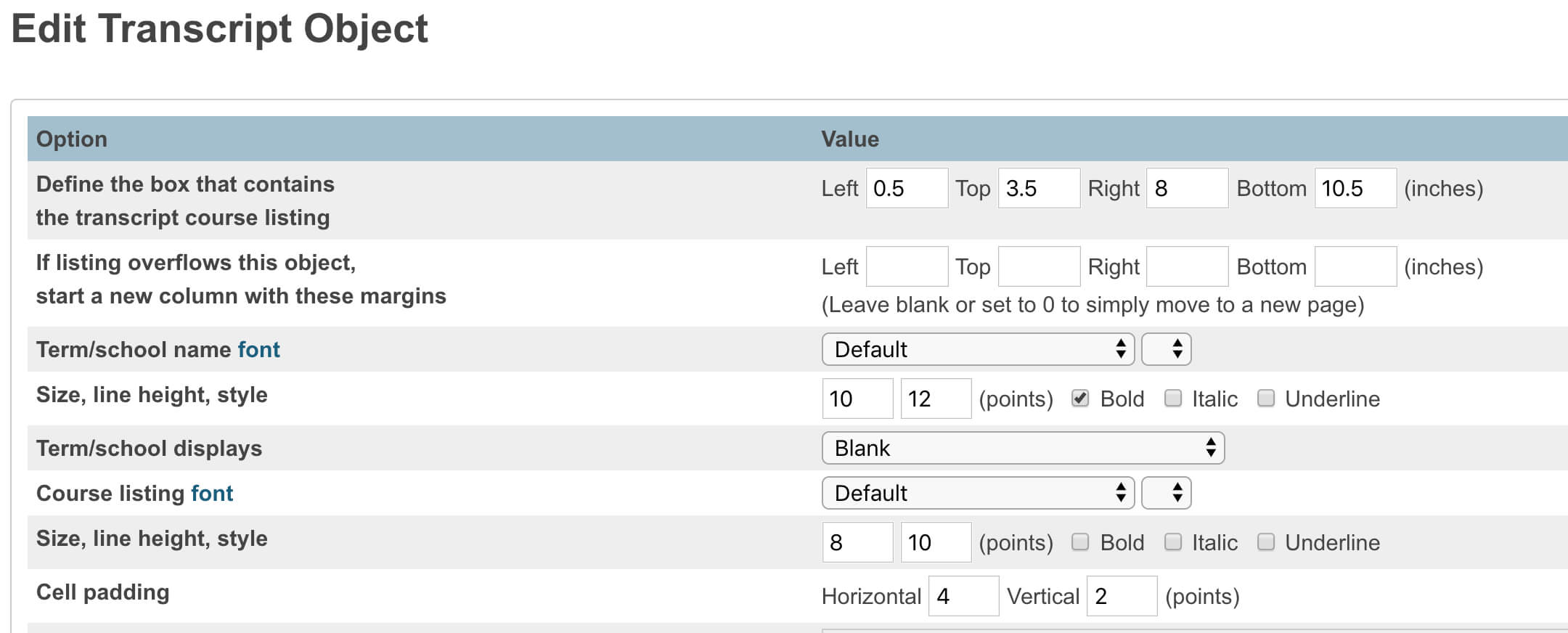 Powerschool Object Report | Transcript Object – Knowledge Throughout Powerschool Reports Templates