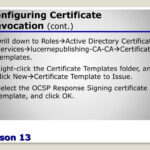 Ppt – Configuring Active Directory Certificate Services In Active Directory Certificate Templates