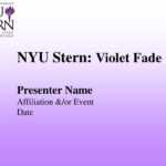 Ppt – Nyu Stern: Violet Fade Powerpoint Presentation – Id:659577 Pertaining To Nyu Powerpoint Template