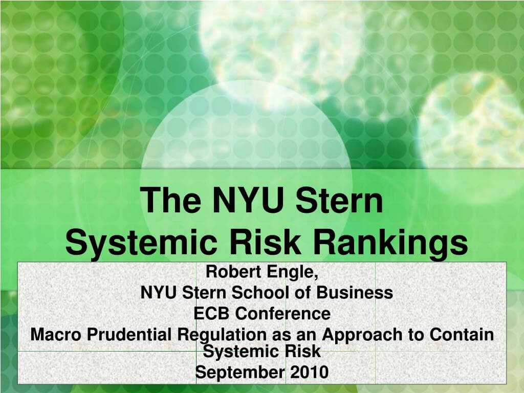 Ppt – The Nyu Stern Systemic Risk Rankings Powerpoint In Nyu Powerpoint Template