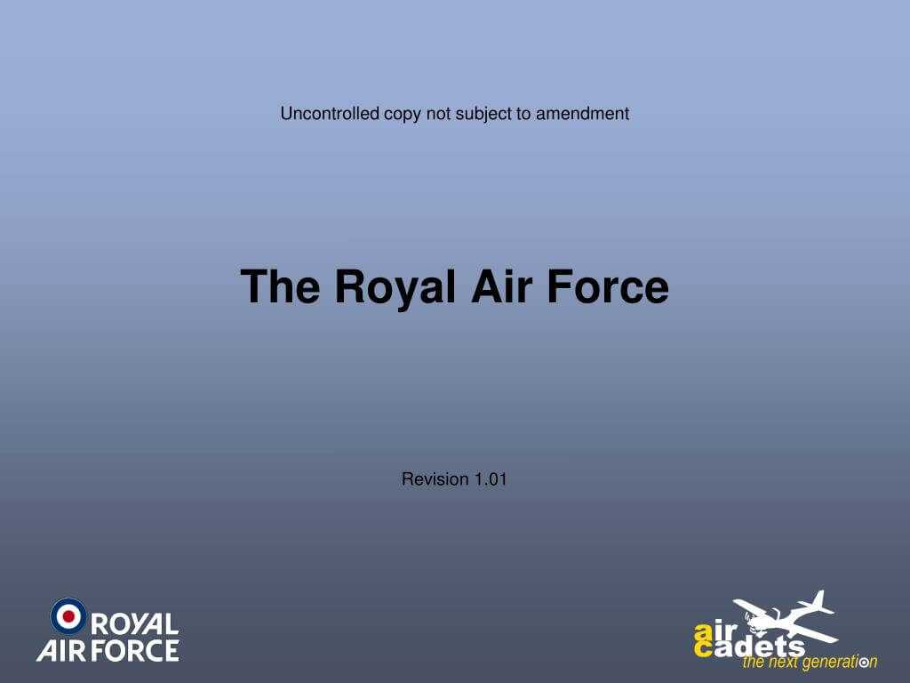 Ppt - The Royal Air Force Powerpoint Presentation - Id:5825254 Pertaining To Raf Powerpoint Template