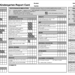 Pre Kindergarten Report Card | Kindergarten Report Card With Report Card Template Pdf