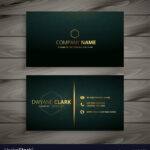 Premium Elegant Business Card Template With Buisness Card Templates