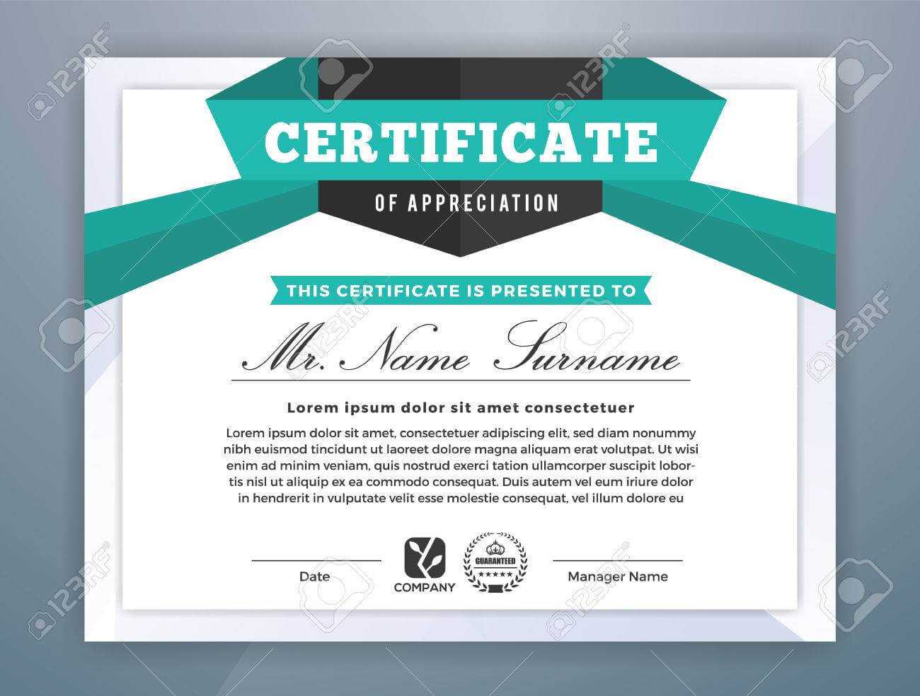 Premium Star Performer Certificate Templates Powerpoint Inside Star Performer Certificate Templates