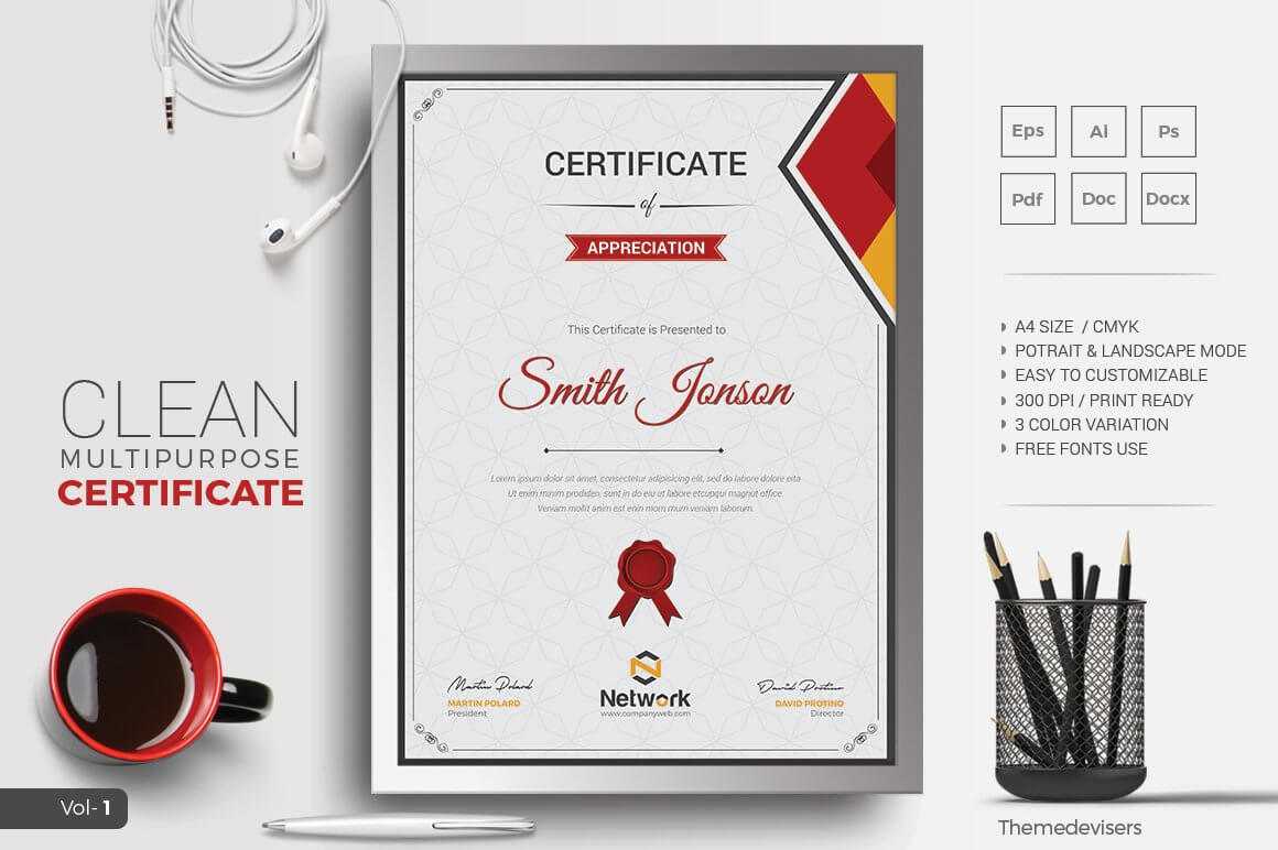 Premium Star Performer Certificate Templates Powerpoint With Regard To Star Performer Certificate Templates