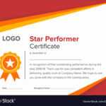 Premium Star Performer Certificate Templates Powerpoint With Regard To Star Performer Certificate Templates