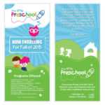 Preschool Flyer Template 06 | Chakra Posters, Flyers For Play School Brochure Templates