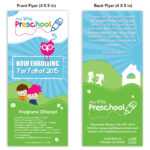 Preschool Poster Template Design | Playschool | School With Play School Brochure Templates