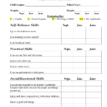 Preschool Progress Report Template | Childcare | Preschool with Daily Report Card Template For Adhd