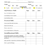 Preschool Progress Report Template | Childcare | Preschool With Daily Report Card Template For Adhd