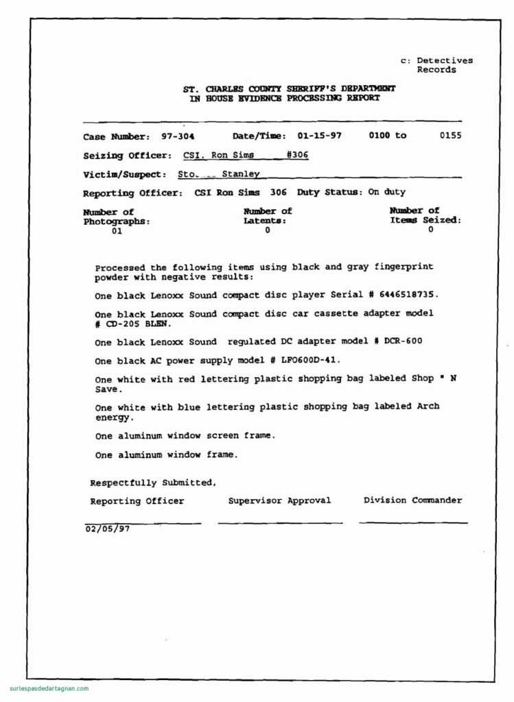 Presentence Investigation Report Template Unique throughout Presentence ...