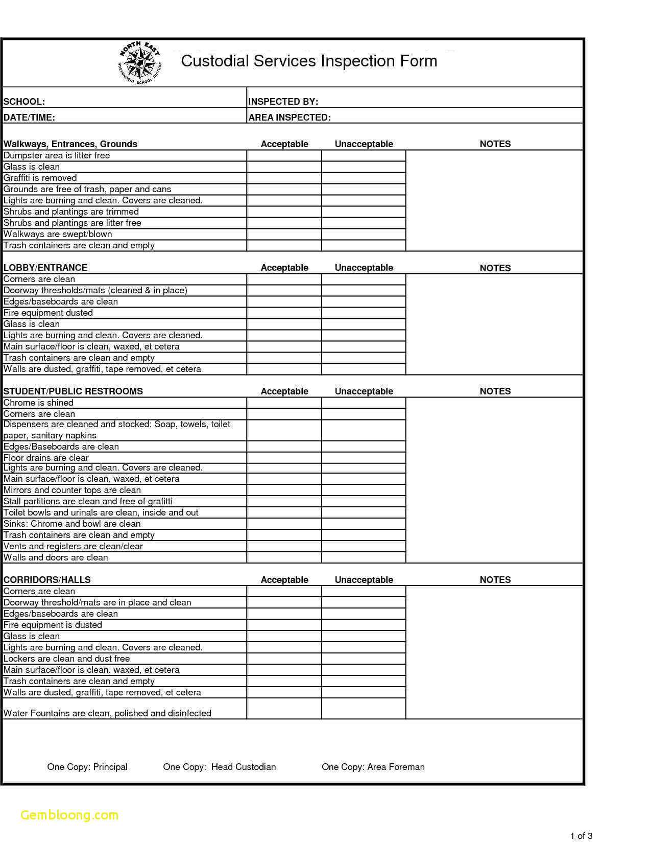 Pressure Vessel Inspection Report Template With Inspection In Pest Control Report Template