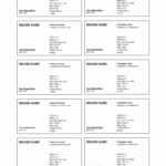 Pretty Gartner Business Cards Template Images Gallery Within Gartner Studios Place Cards Template