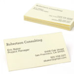 Print At Home Ivory Business Cards – 750 Count Regarding Gartner Business Cards Template