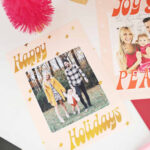 Print Your Own Holiday Cards (Free Template Included!) – A Regarding Print Your Own Christmas Cards Templates