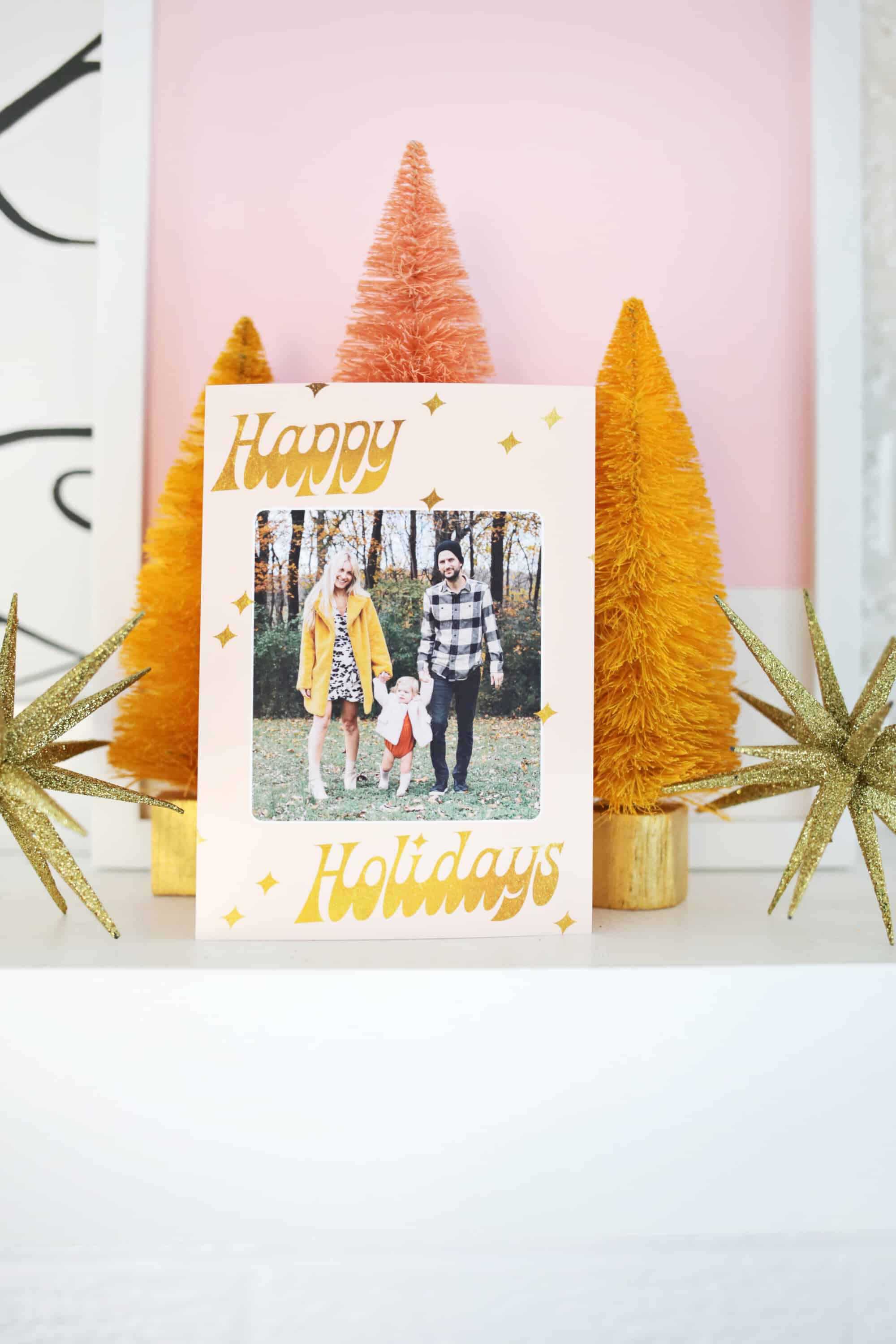 Print Your Own Holiday Cards (Free Template Included!) – A Throughout Print Your Own Christmas Cards Templates