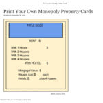 Print Your Own Monopoly Property Cards Document Pages 1 – 5 Intended For Monopoly Property Cards Template