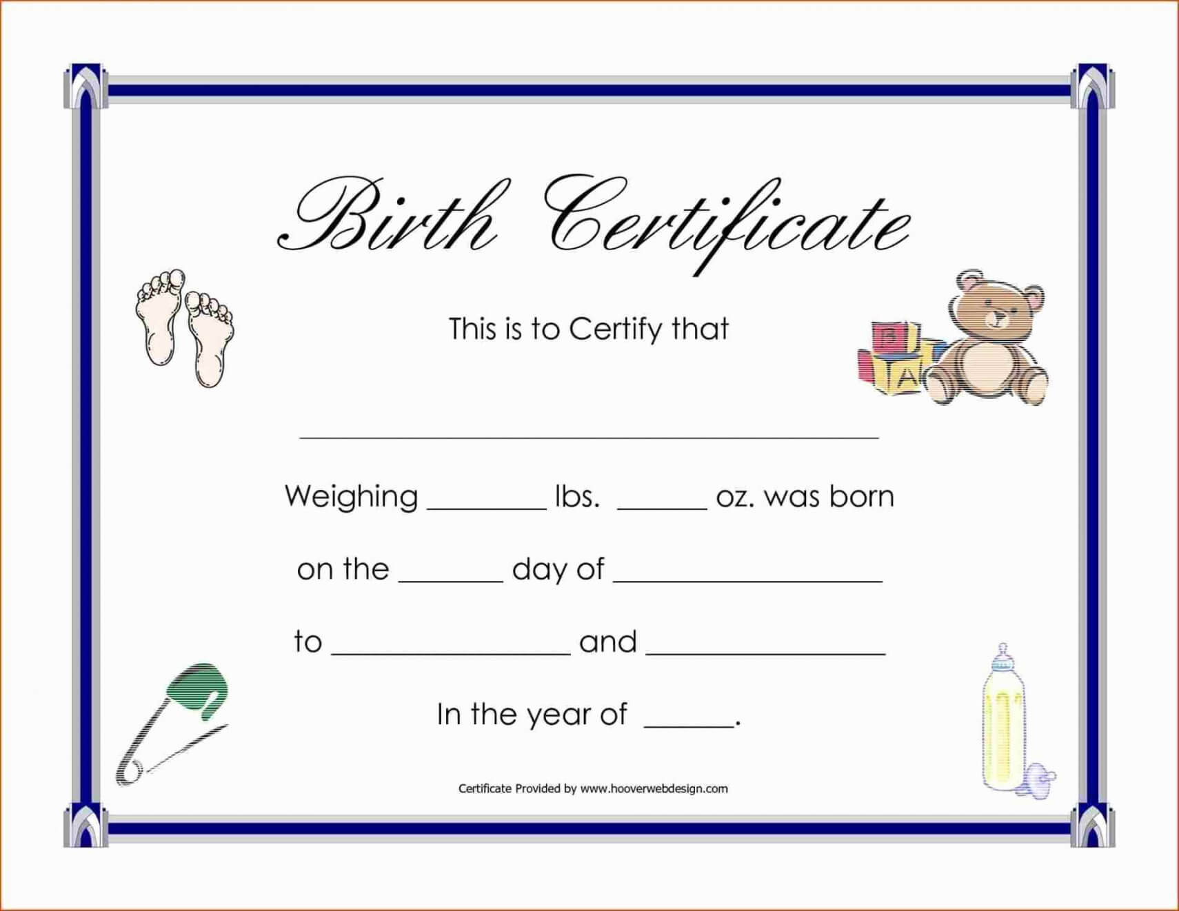 Printable Adoption Certificate Template And Child With Inside Child Adoption Certificate Template