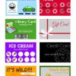 Printable (And Customizable) Play Credit Cards | Free With Credit Card Template For Kids