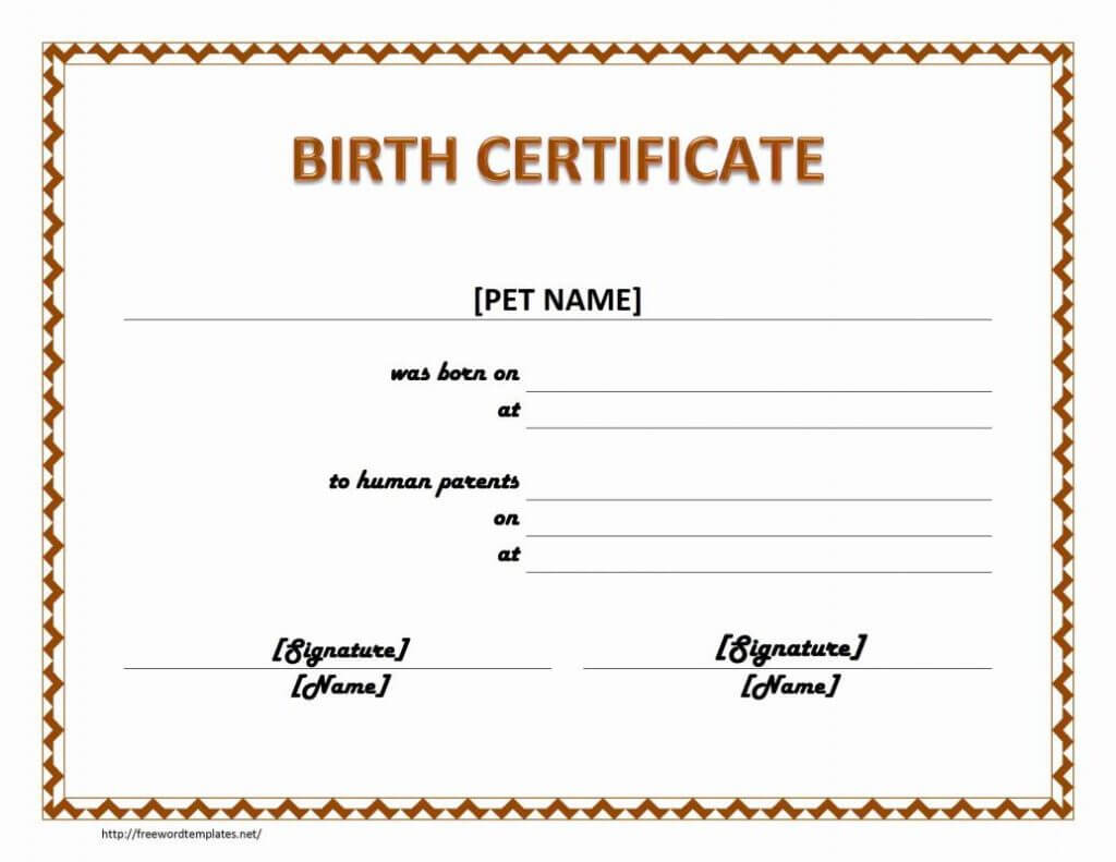 Printable Baby Dedication Certificate Birth Template Intended For Baby Dedication Certificate Template