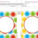 Printable Banners Templates Free | Banner-Squares-Big-Dots in Sesame Street Banner Template