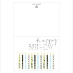 Printable Birthday Cards Foldable For Boys | Chart And For Foldable Birthday Card Template