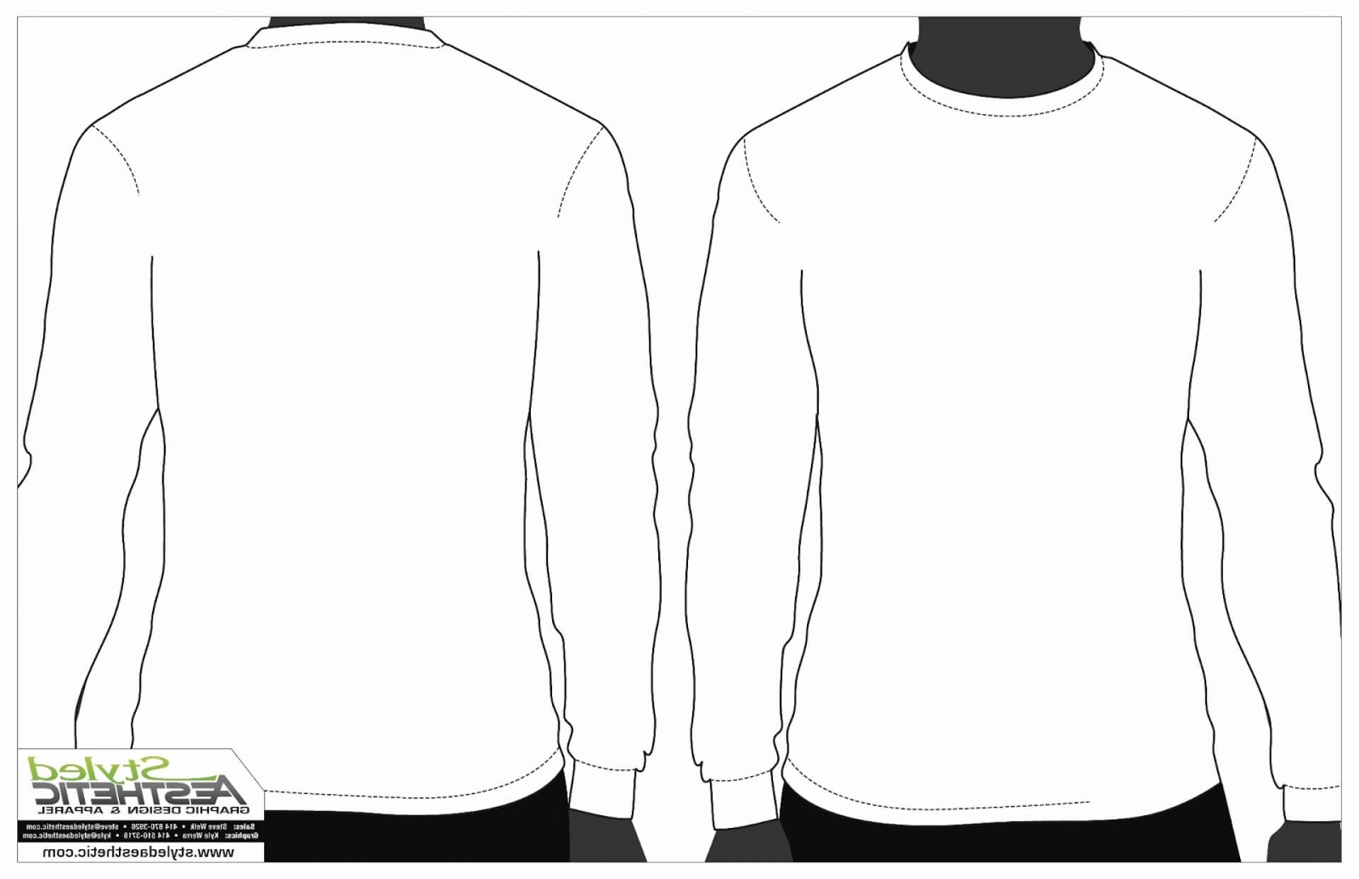 Printable Blank Tshirt Template Luxury Long Sleeve T Shirt Inside Printable Blank Tshirt Template