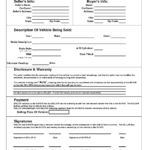 Printable Car Bill Of Sale Pdf | Bill Of Sale For Motor Regarding Vehicle Bill Of Sale Template Word