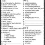 Printable Classroom Forms For Teachers – Teachervision Pertaining To Student Information Card Template