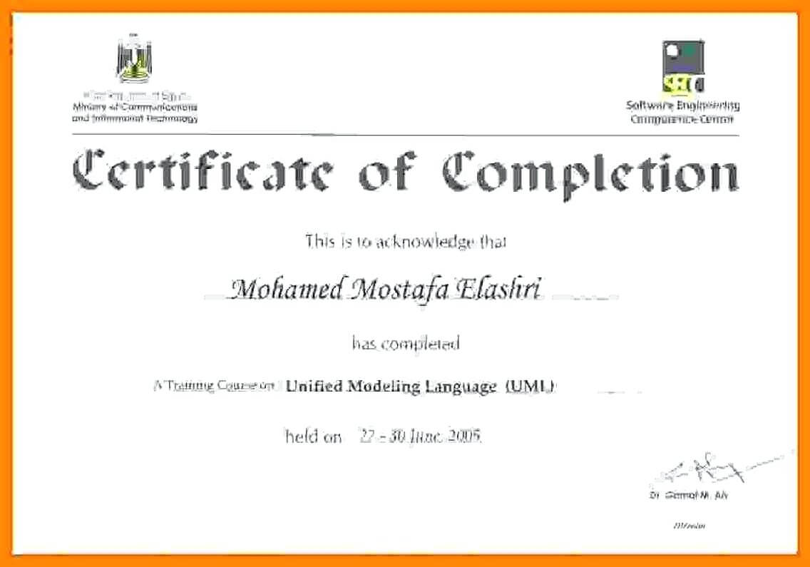 Printable Doc Pdf Editable Training Certificate Template Inside Template For Training Certificate