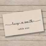 Printable Escort Card Template – Place Card Template – Tent Pertaining To Ms Word Place Card Template