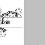 Printable Gift Certificate Templates Regarding Black And White Gift Certificate Template Free