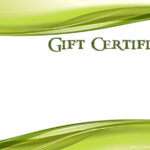 Printable Gift Certificate Templates Within Custom Gift Certificate Template
