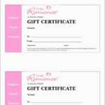 Printable Gift Certificates Templatesree Certificate Online For Massage Gift Certificate Template Free Download