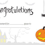 Printable Halloween Certificate – Great For Teachers Or For With Halloween Certificate Template