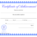 Printable Hard Work Certificates Kids | Printable In Free Printable Certificate Of Achievement Template