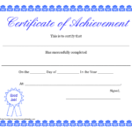 Printable Hard Work Certificates Kids | Printable With Track And Field Certificate Templates Free