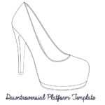 Printable High Heel Stencil Best Photos Of &lt;B&gt;High Heel pertaining to High Heel Shoe Template For Card