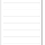 Printable Lined Paper Regarding Ruled Paper Template Word