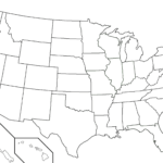 Printable : Map Blank Test United States New Printable Fresh Regarding Blank Template Of The United States