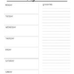 Printable Meal Planning Template – Paper Trail Design Throughout Blank Meal Plan Template
